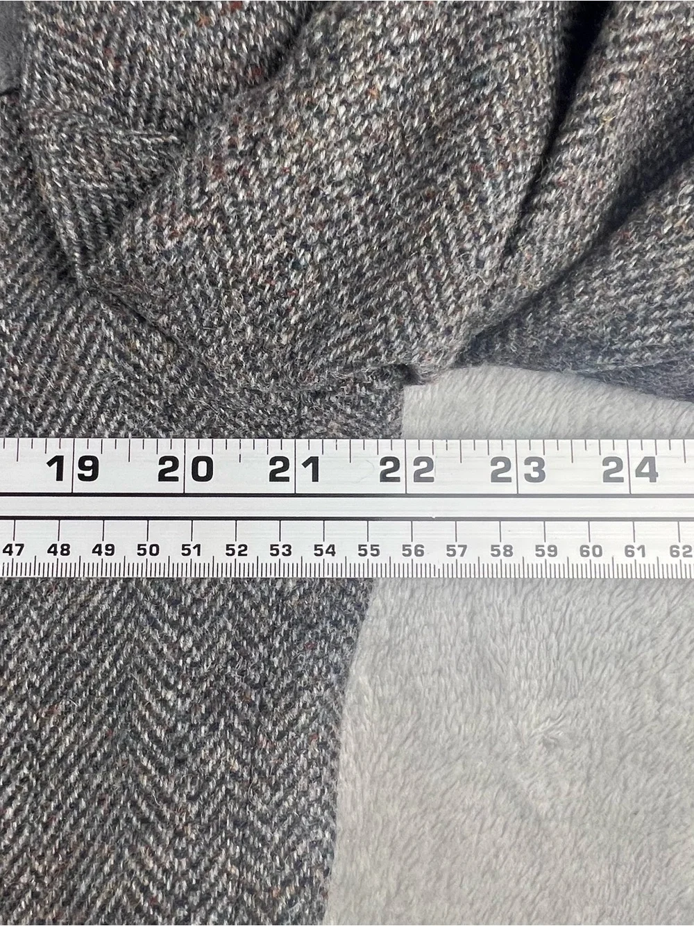 Vintage Pendleton Wool Blazer Sport Coat Mens 44 Gray Tweed Western Elbow Patch